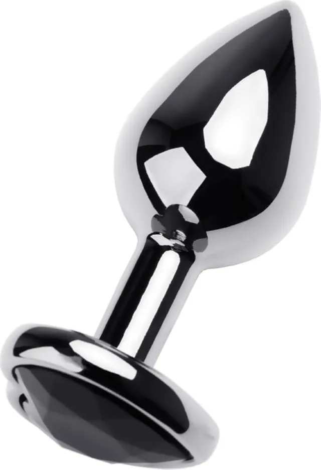 Toyfa 717001-5 plug anale in metallo gioiello nero