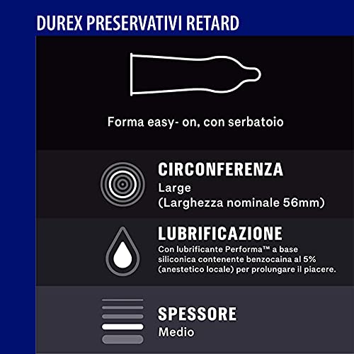 Durex Retard Sync preservativi mix 18 pezzi + dadi