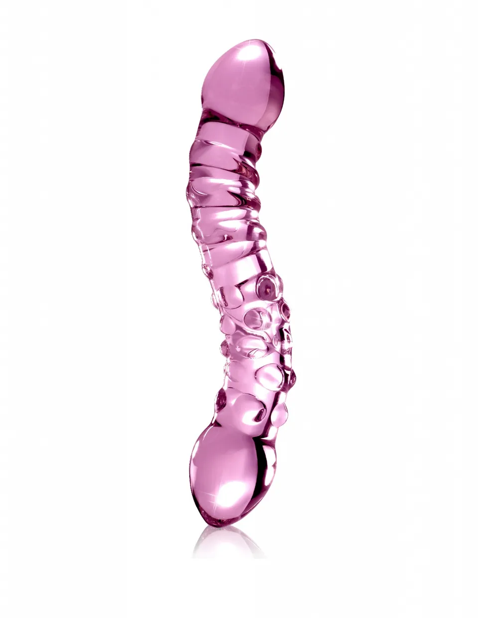 Pipedream Icicles No.55 dildo vetro doppia stimolazione G e P