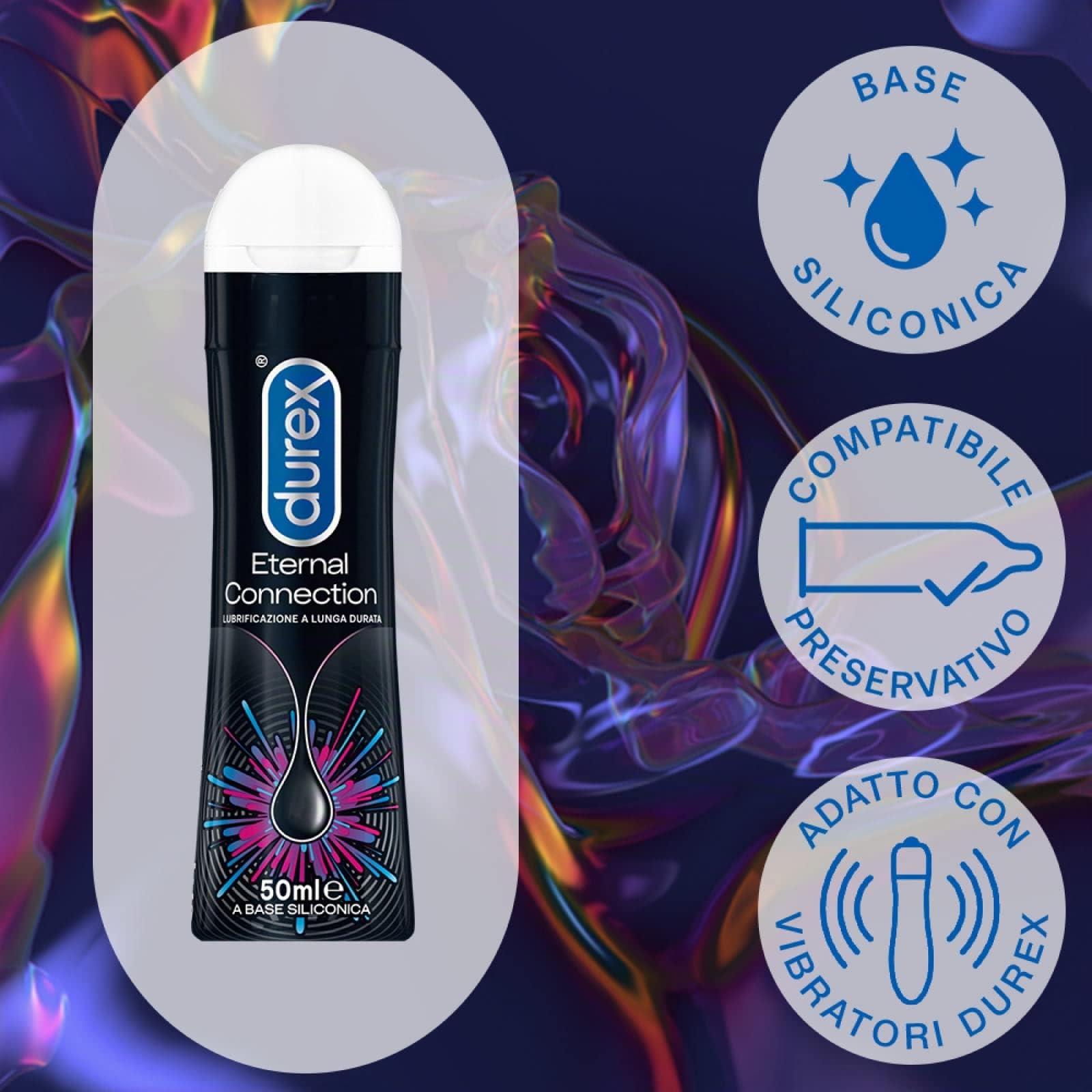 Durex Eternal Gel Lubrificante Siliconico 3x50 ml