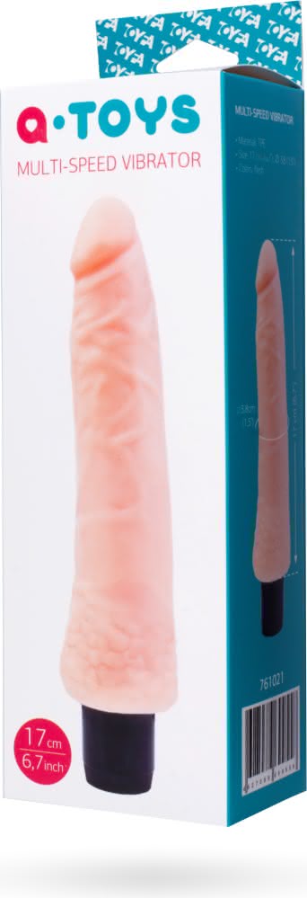 A-toys 761021 Multi Speed vibratore realistico 17 cm