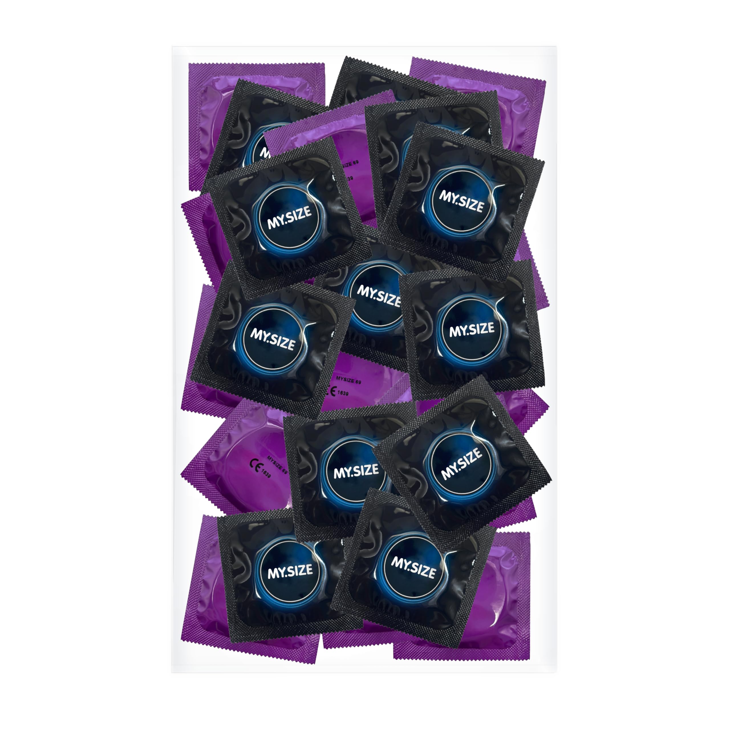 MY.SIZE Pro preservativi 57 mm 50 pezzi misura larga sottili