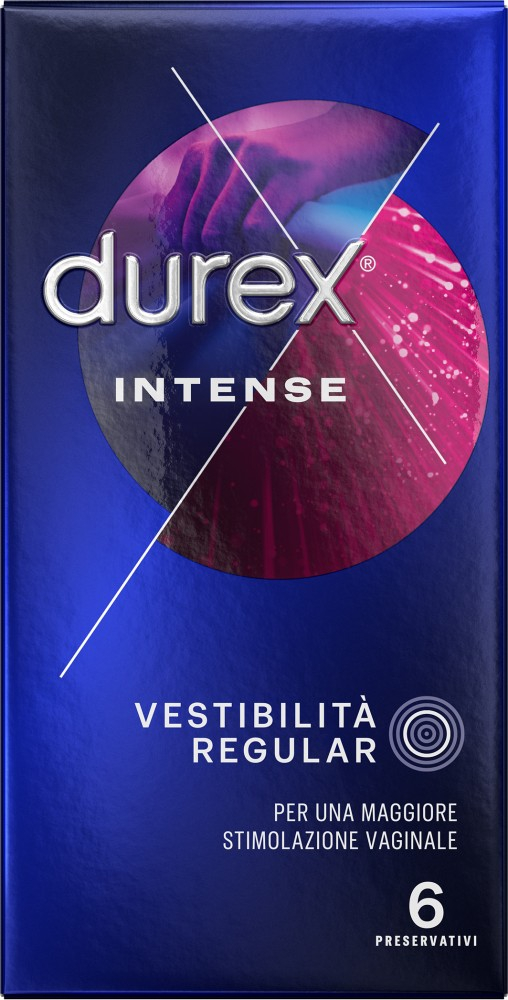 Durex Intense preservativi stimolanti menta nervature
