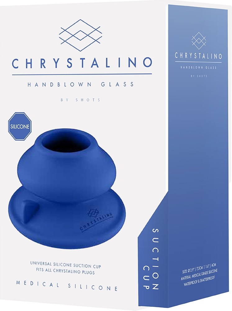 Chrystalino Silicone Suction Cup base ventosa per plug in silicone
