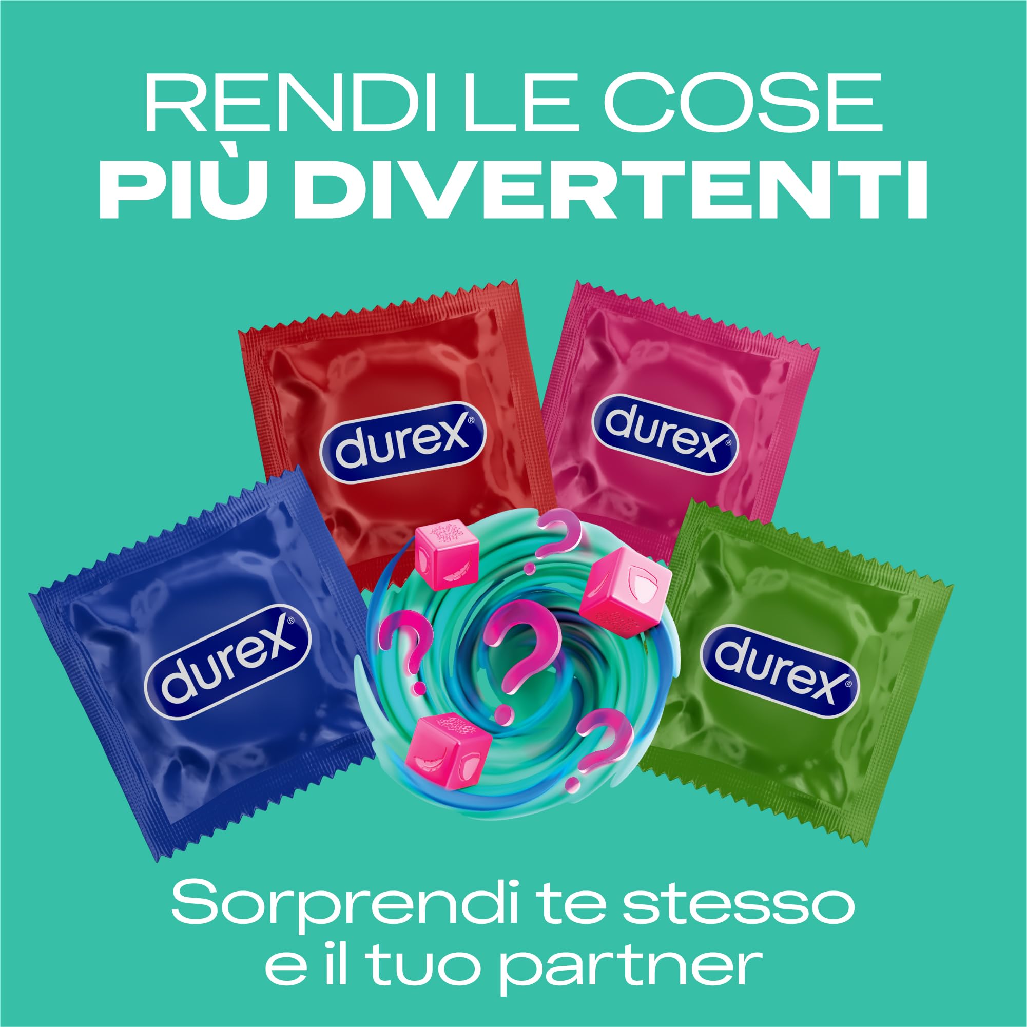 Durex Surprise Mix preservativi assortiti 40 pezzi stimolanti