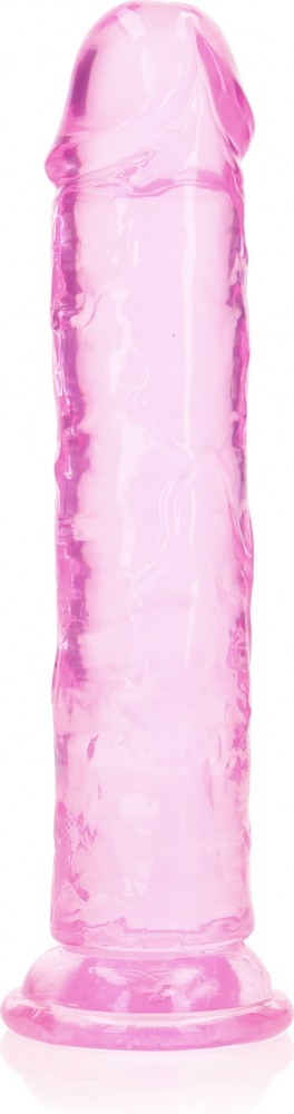 RealRock Straight 8 dildo realistico rosa ventosa 22 cm