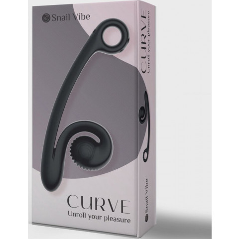Snail Vibe Curve vibratore rabbit silicone 2 motori