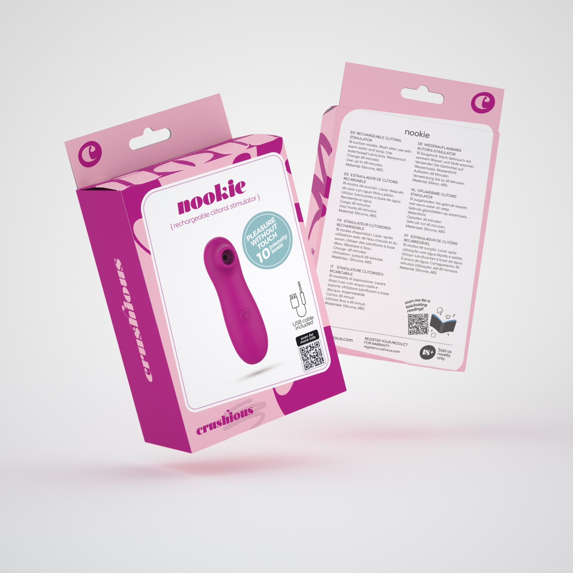 Crushious Nookie succhiaclitoride 10 modalità USB