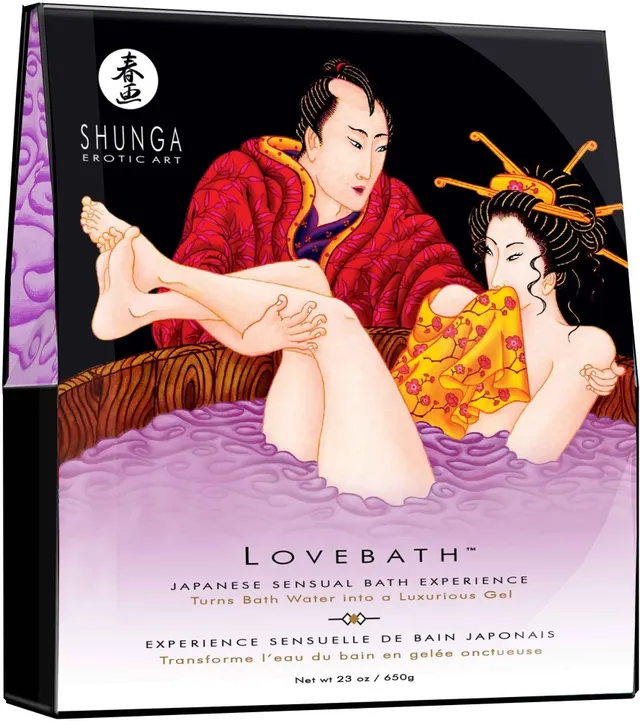 Shunga Love Bath Sensual Lotus sali da bagno 650g