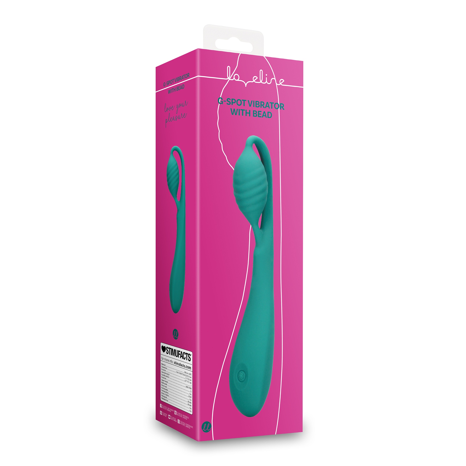 Loveline G-Spot Vibrator With Bead vibratore silicone