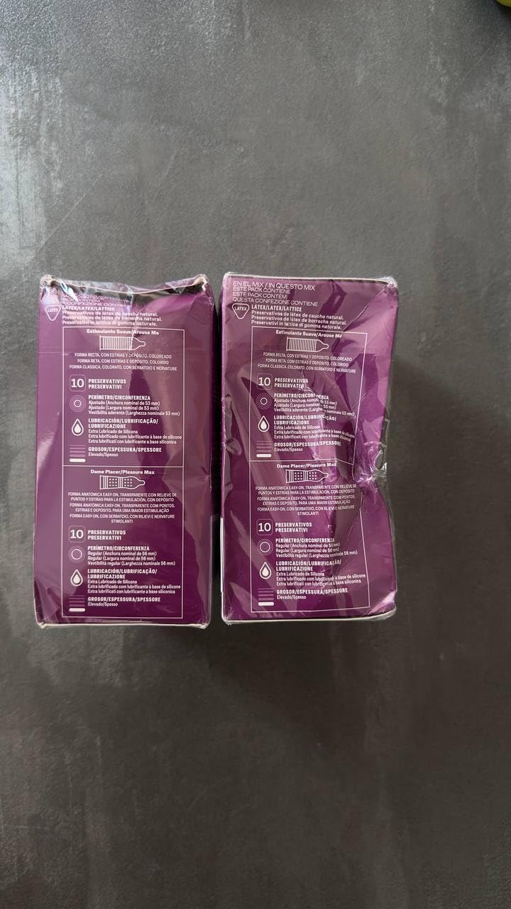 Durex Surprise Mix preservativi assortiti 40 pezzi stimolanti