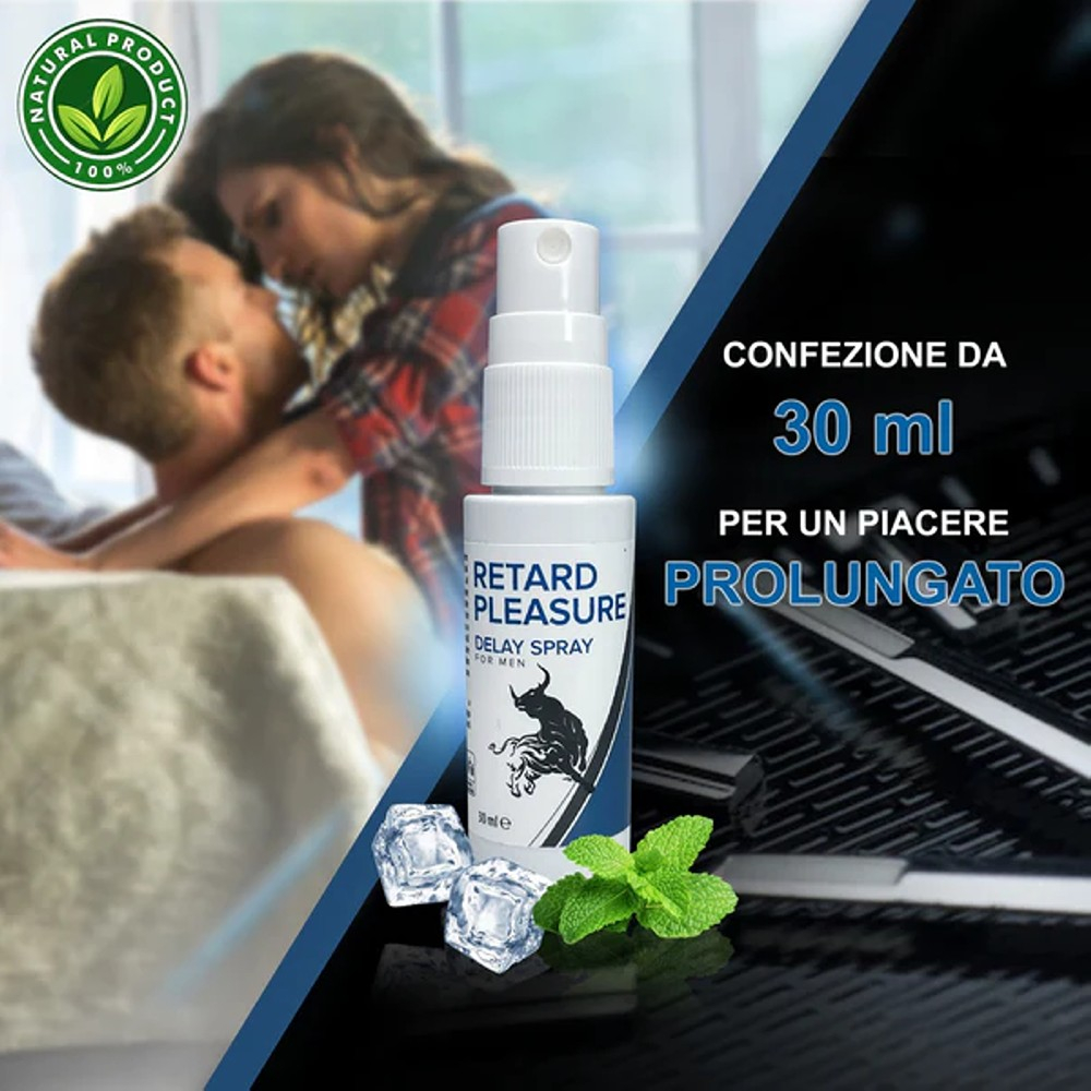 Retard Pleasure spray ritardante 30 ml al mentolo senza lidocaina