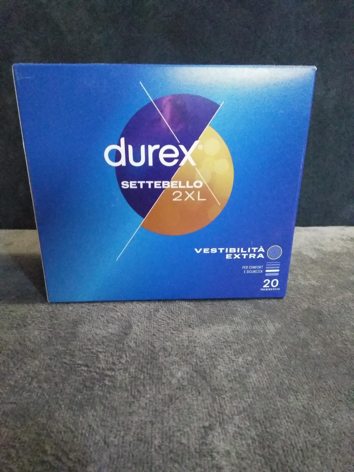 Durex Jeans 2XL preservativi XXL 60 mm 20 pezzi