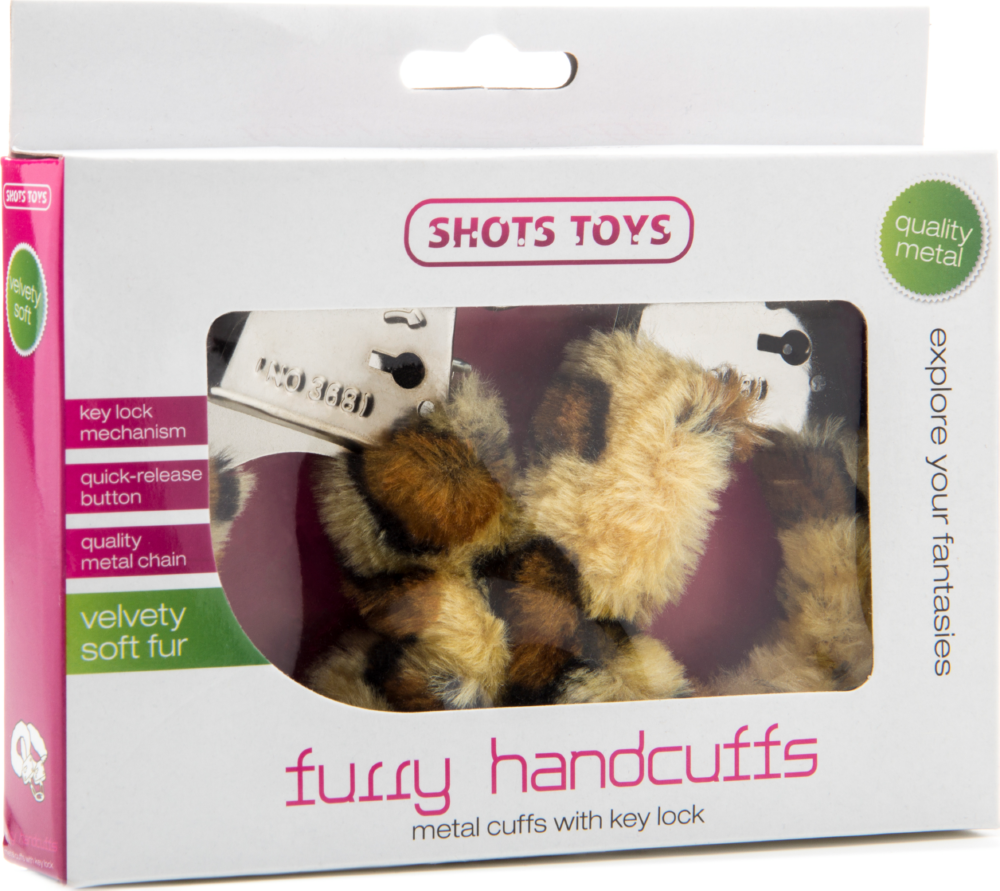 Shots Furry Handcuff Cheetah manette peluche