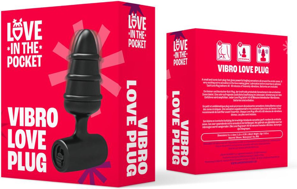 Love in the Pocket Love Plug Plug Anale Vibrante