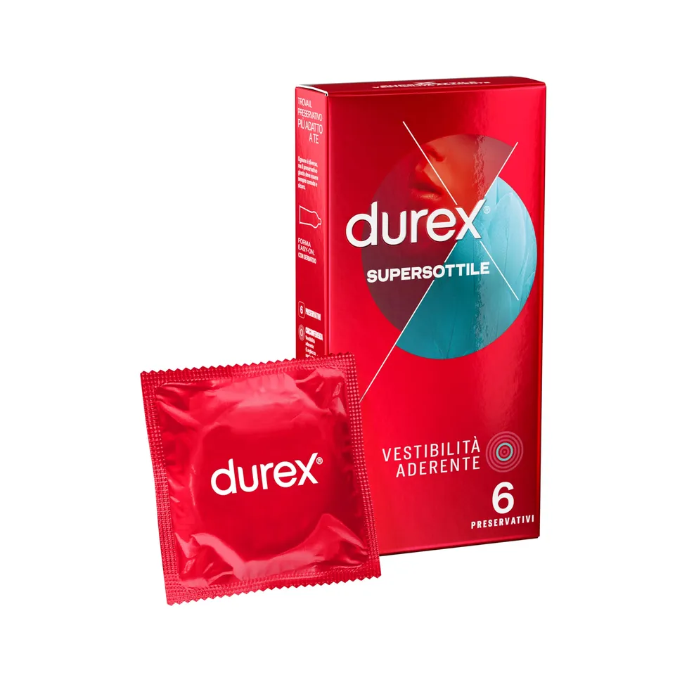 Durex Contatto Comfort preservativi sottili 6 pz lubrificati