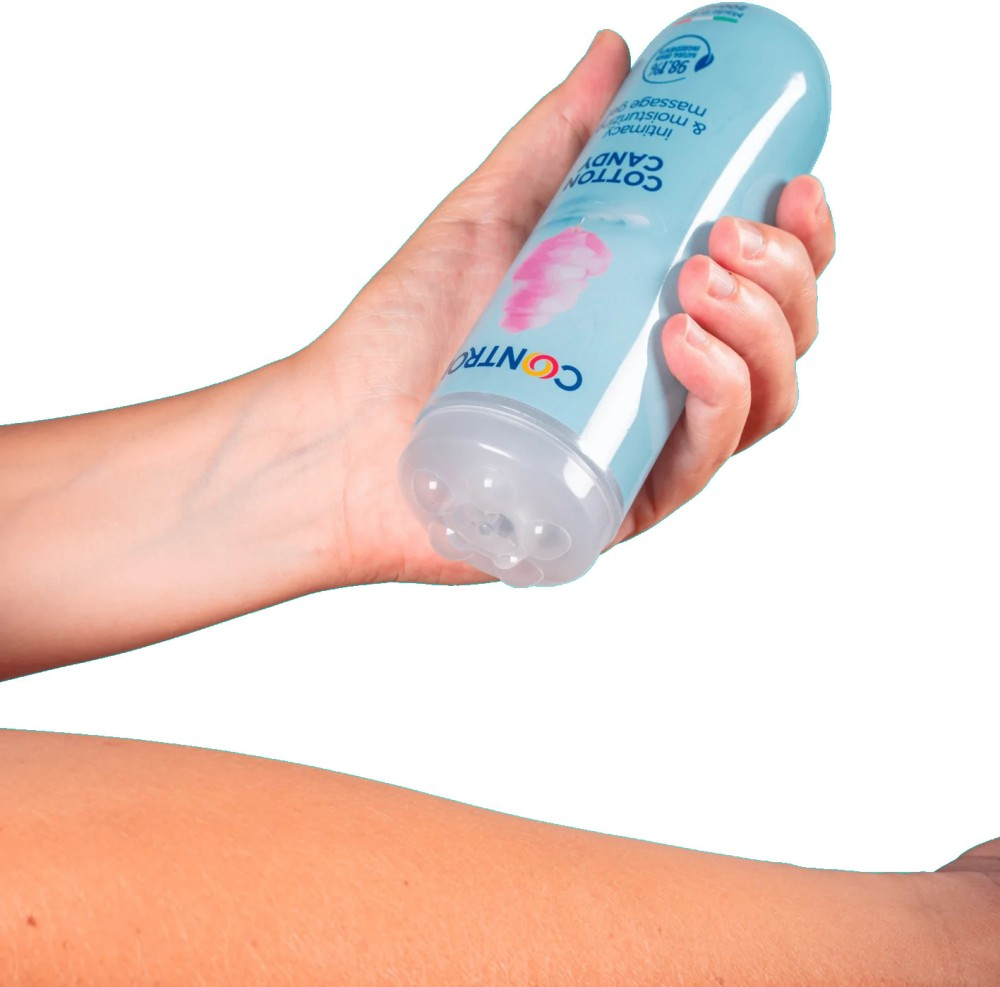 Control Cotton Candy gel massaggio 3in1 zucchero filato