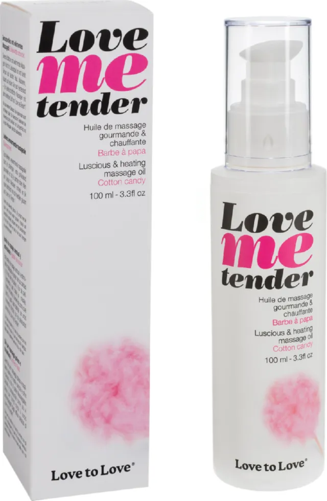Love to Love Love Me Tender olio massaggio zucchero filato
