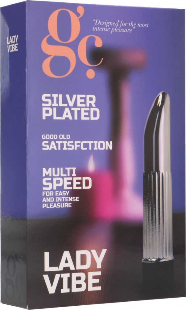 GC Lady Vibe mini vibratore bullet argento 11 cm