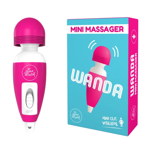 Love Match Wanda mini wand clitorideo con catenella