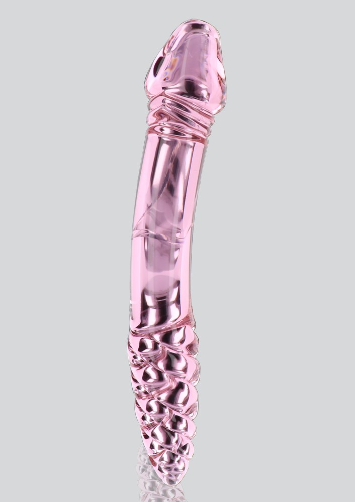 ToyJoy Rhinestone Scepter dildo in vetro doppia punta