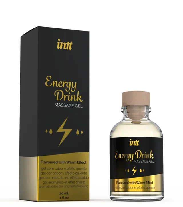 Intt Energy Drink olio da massaggio sensuale uso intimo