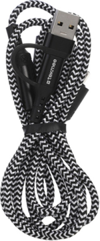 Tekmee 4-in-1 cavo intrecciato USB 1 m nylon
