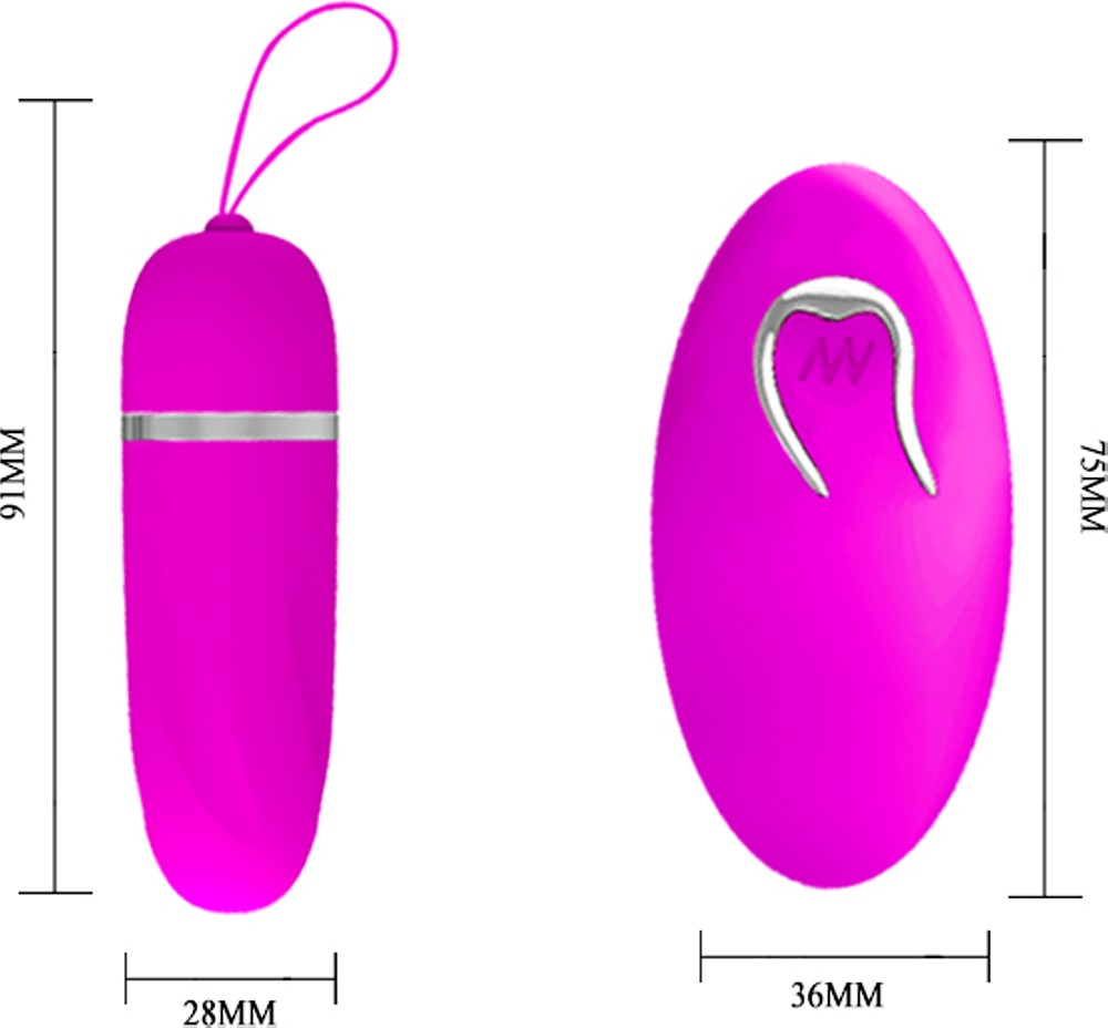 Pretty Love Debbie Remote Egg ovetto vibrante pink