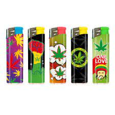 Atomic Flat F2 Cannabis accendini ricaricabili box 50