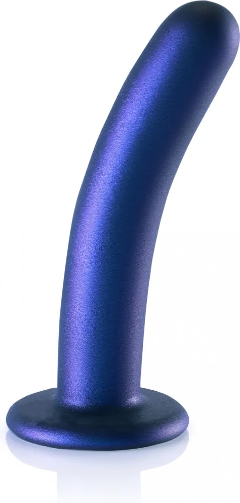 Ouch Smooth G-Spot Dildo 6 con Ventosa Blu Silicone