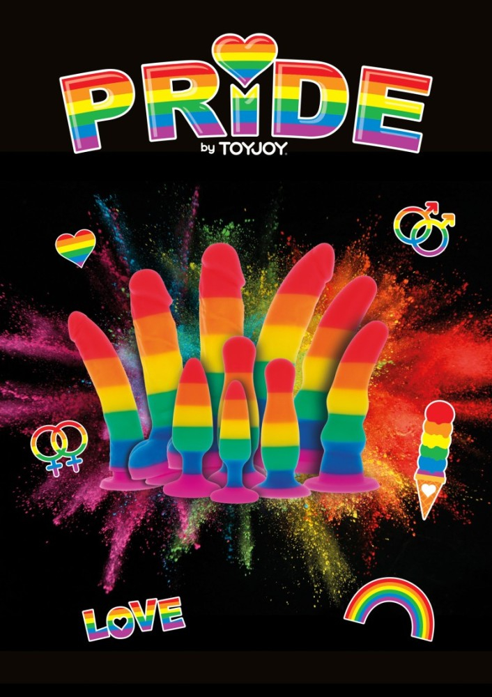 Toy Joy Pride Twink Plug Medium plug anale rainbow