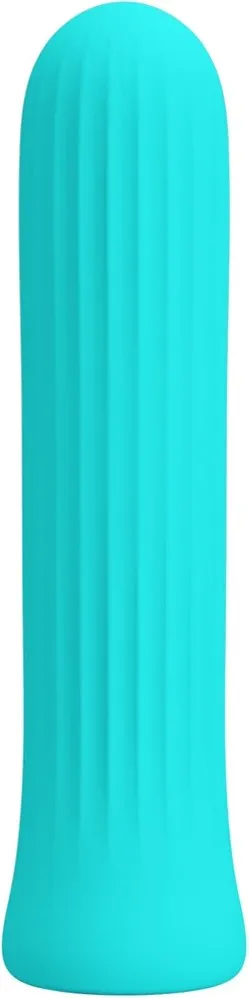 Pretty Love Blanche bullet vibrante 10 cm turchese
