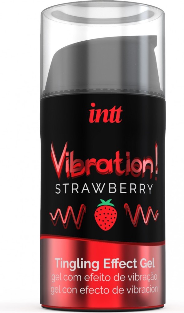 Intt Liquid Vibrator gel stimolante fragola pulsante