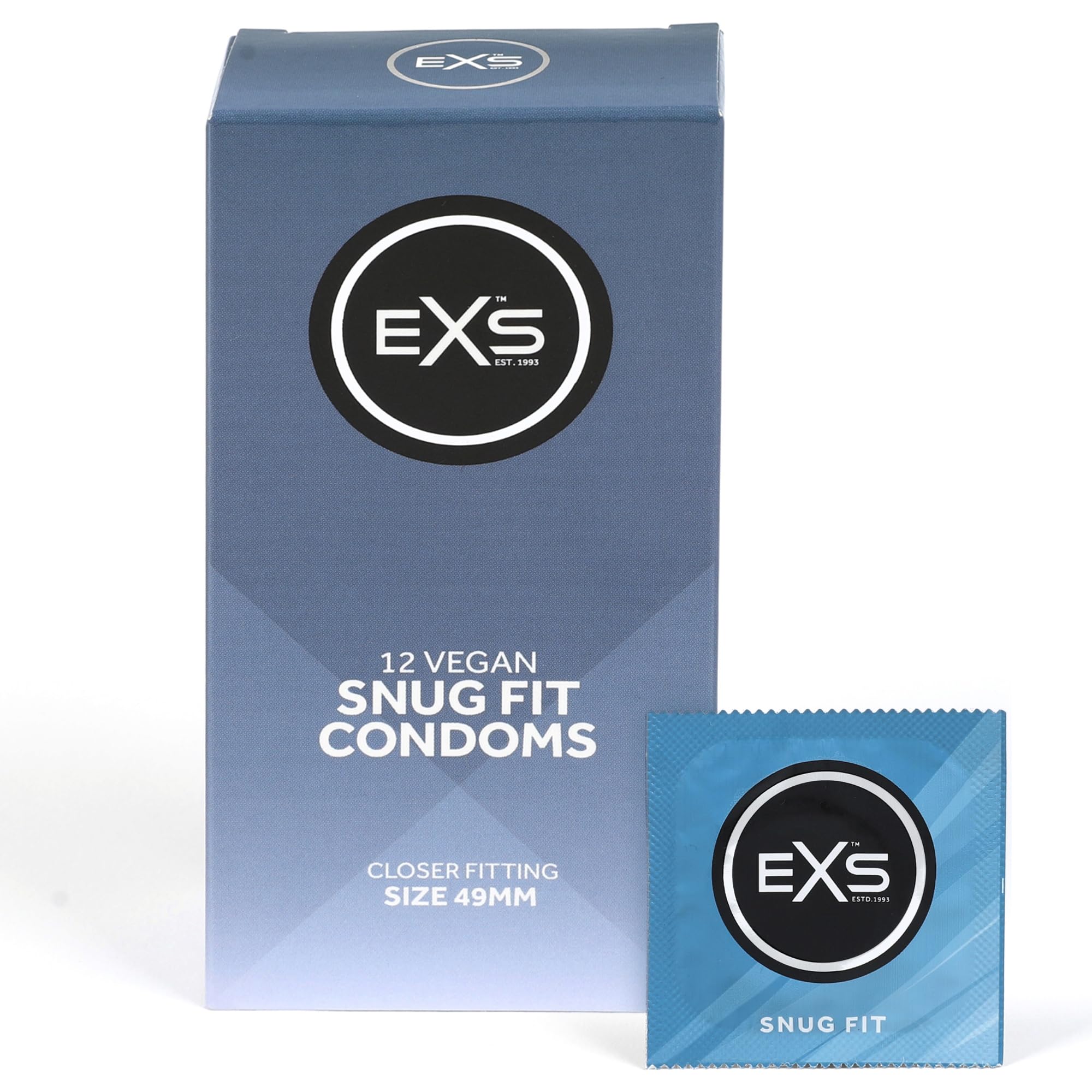 EXS Snug Fit preservativi aderenti 144 pezzi vegan