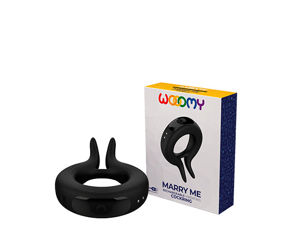 Wooomy Marry Me anello vibrante 10 vibrazioni impermeabile