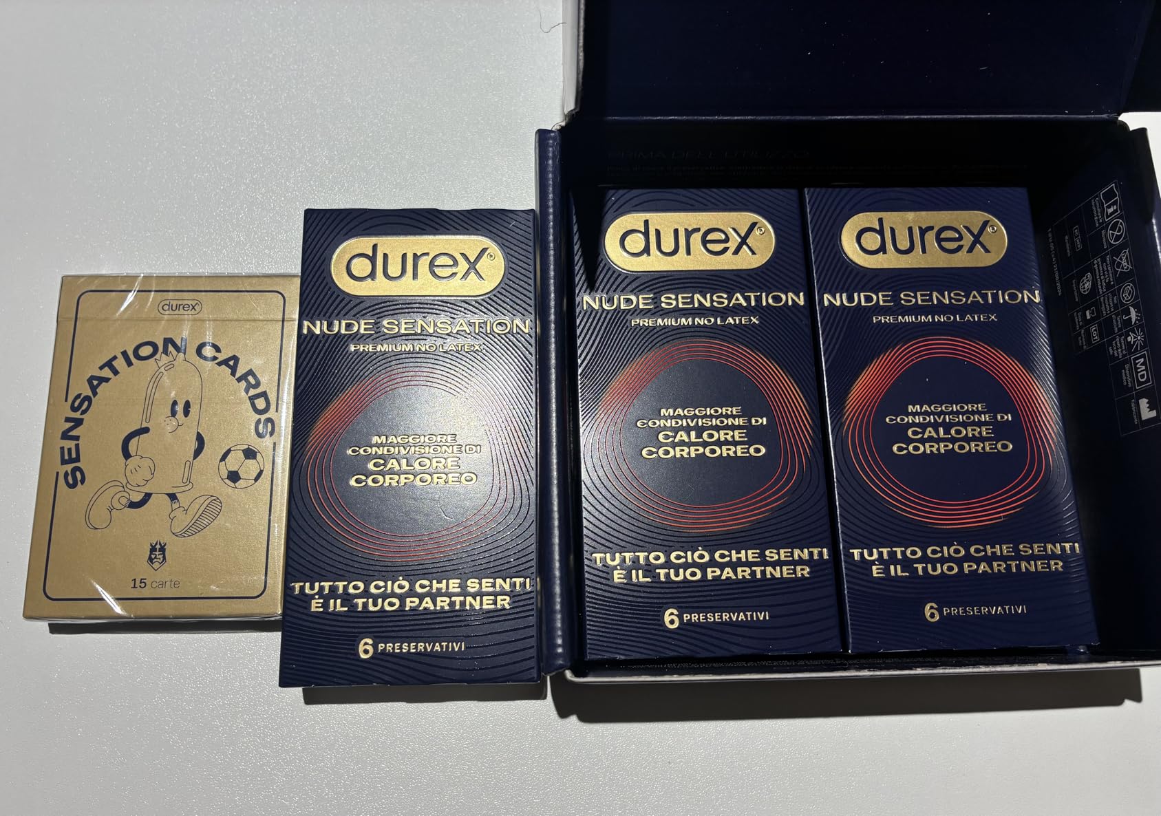 Durex Kings Nude Sensation preservativi 18 pezzi nitrile