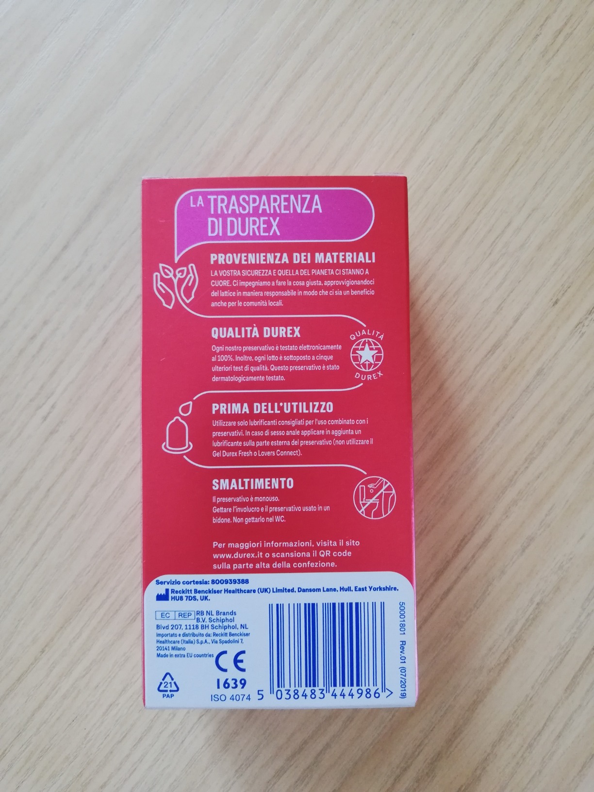 Durex Contatto Comfort preservativi sottili 6 pz lubrificati