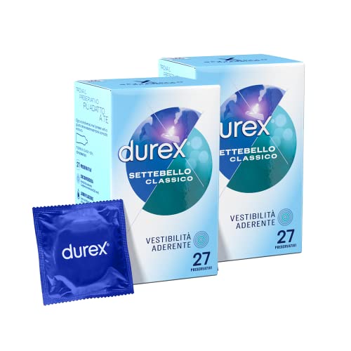 Durex Settebello Classico preservativi 54 pezzi aderenti