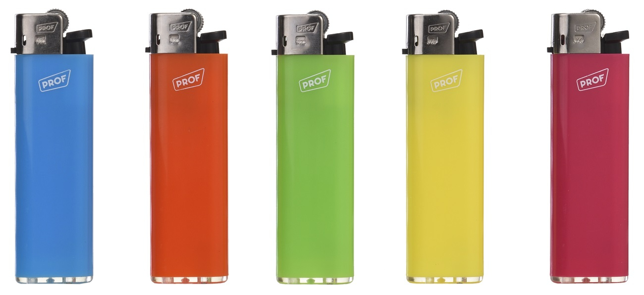 Prof Trendy Colors DL50 accendini elettronici box 50 pz assortiti