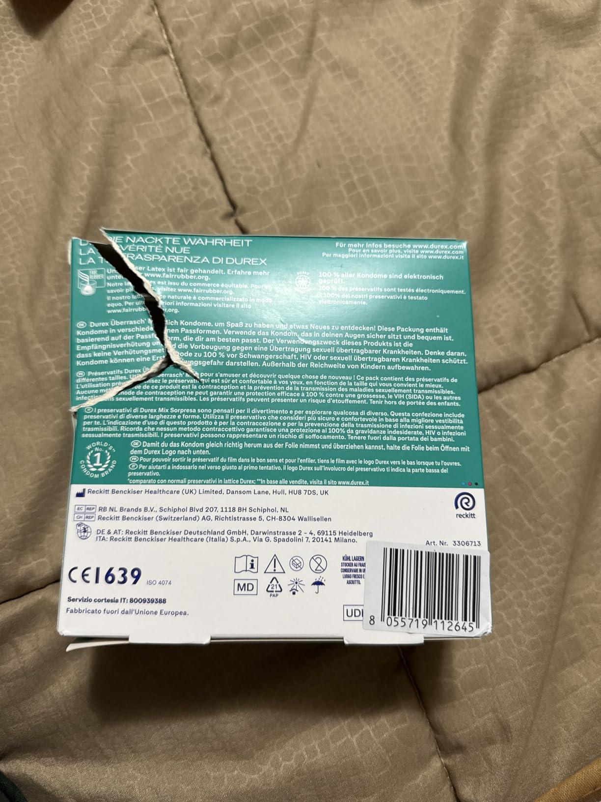 Durex Mix Sorpresa Preservativi Assortiti 30 Pezzi