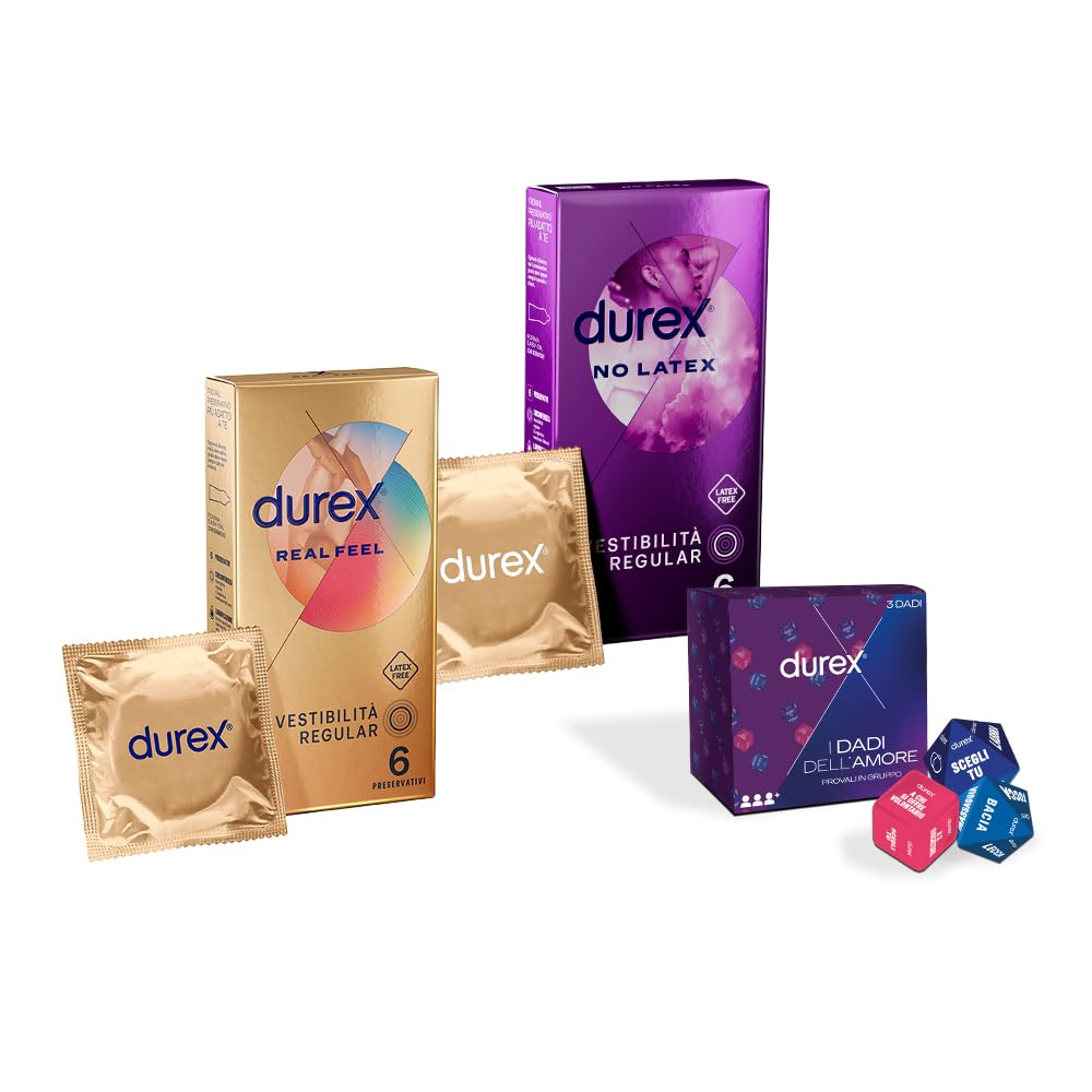 Durex Mix preservativi senza lattice 56 mm 12 pezzi