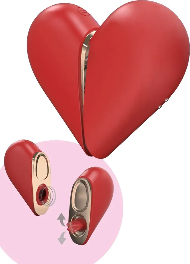 Xocoon Heartbreaker Stimolatore Clitoride 2in1 Ricaricabile