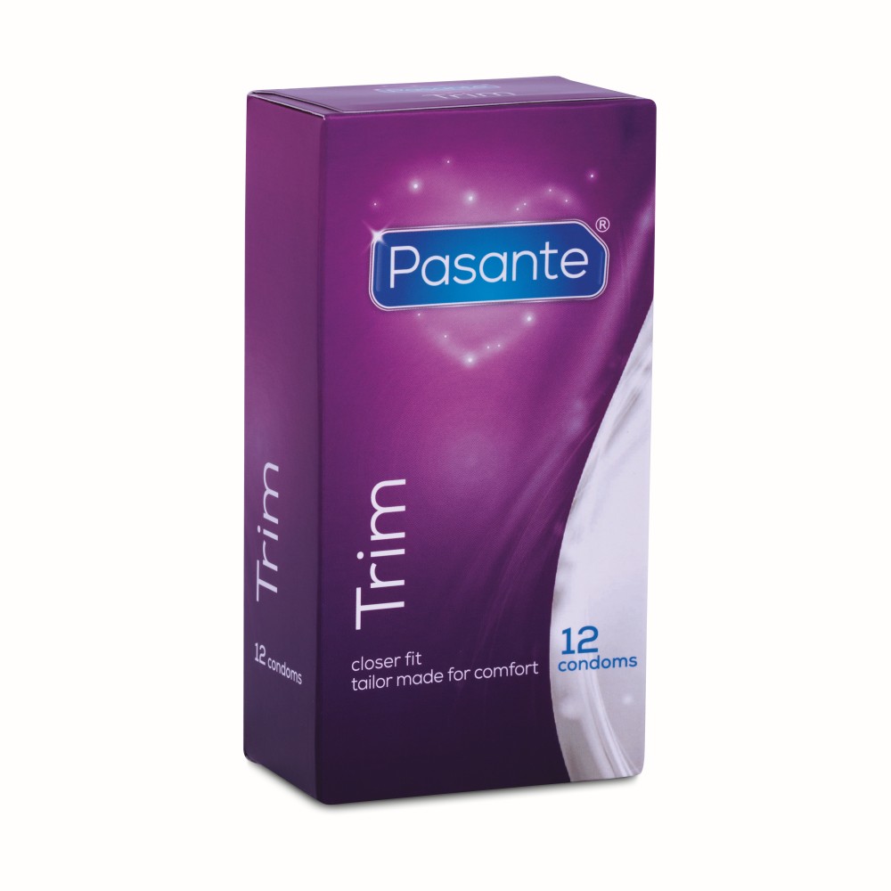 Pasante Trim preservativi aderenti 144 pezzi misura ridotta
