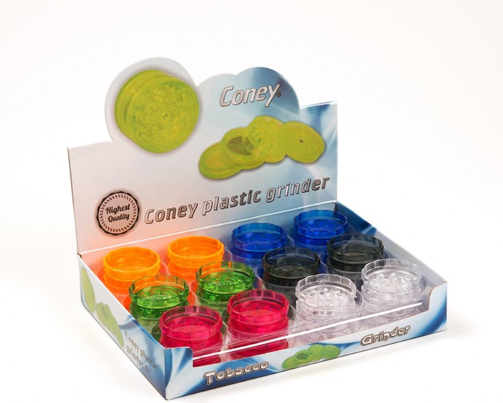 Grinder tritatabacco 2 parti magnete plastica 3 cm