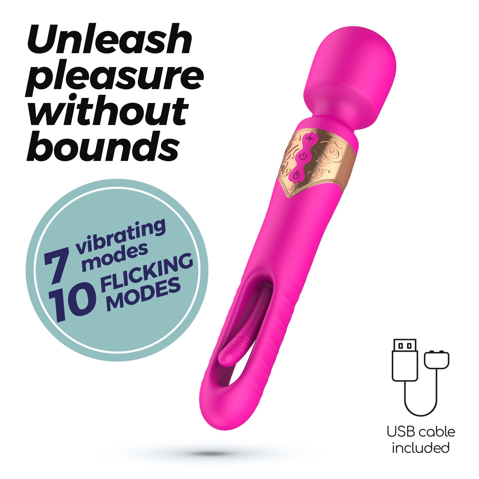 Crushious Big Ben vibratore wand punto G 2 in 1