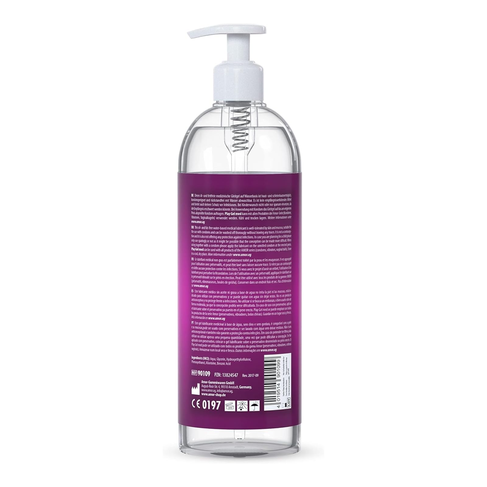 AMOR Vibratissimo Play Gel lubrificante 1000 ml base acqua