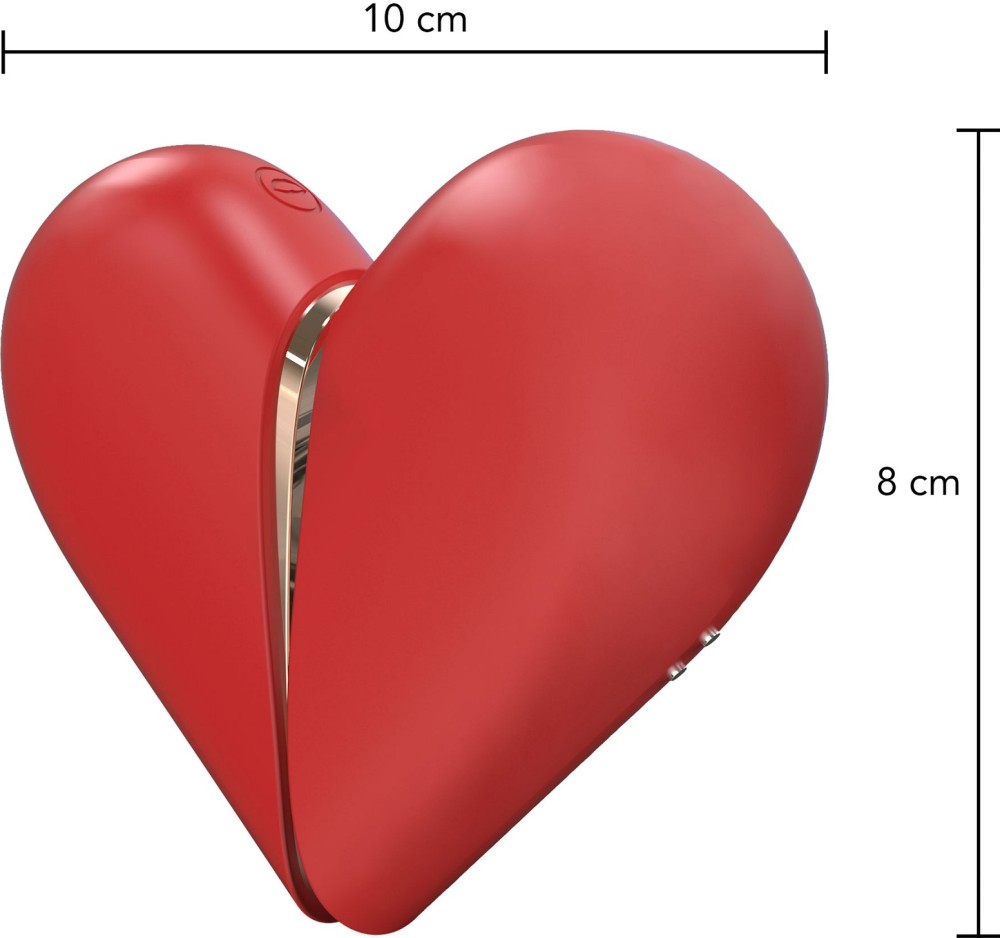 Xocoon Heartbreaker Stimolatore Clitoride 2in1 Ricaricabile