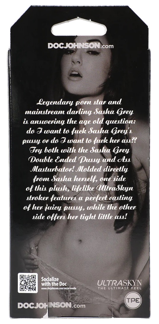 Doc Johnson Sasha Grey masturbatore Ultraskyn 2 vie
