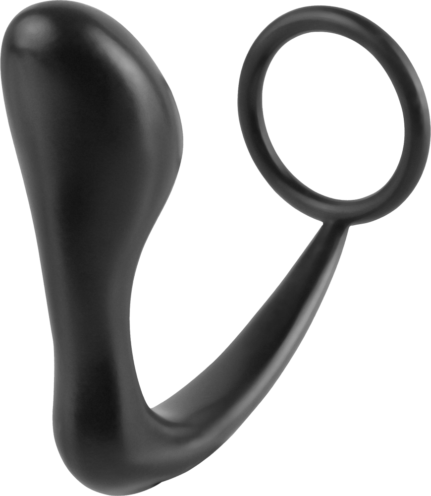 Pipedream Ass Gasm butt plug con cockring in silicone