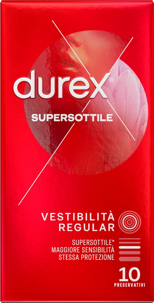 Durex Supersottile Regular preservativi sottili 6 pezzi